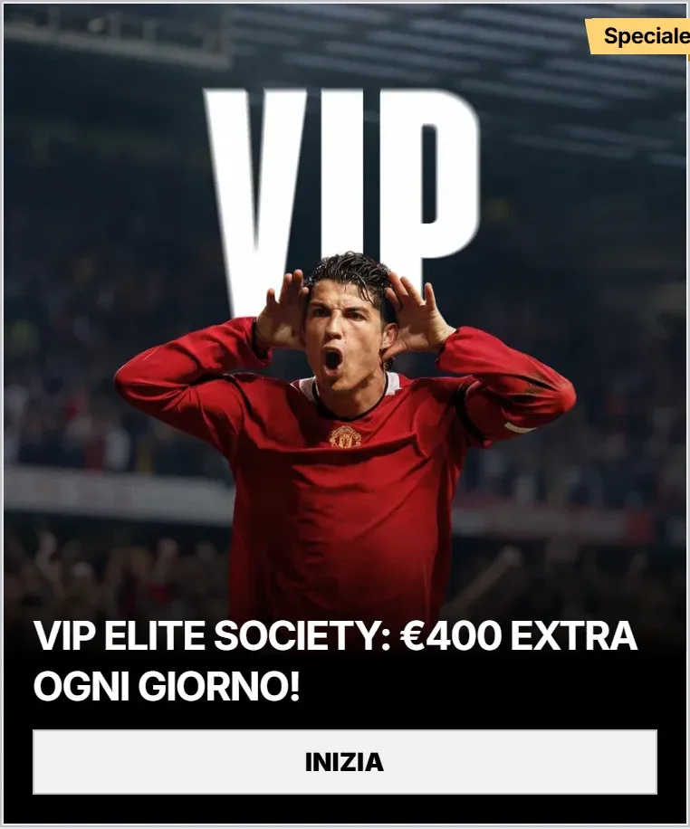 Vip elite society eur400 extra ogni giorno
