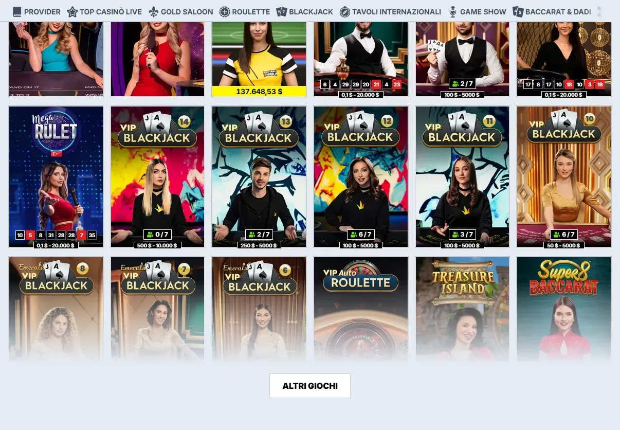 Live Casino Zoccer