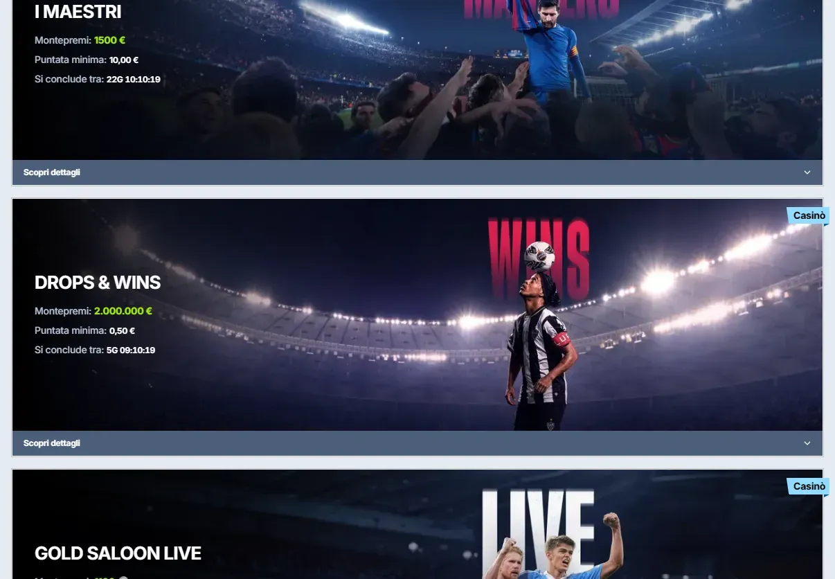 Tornei Zoccer Casino